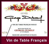 Vins de Table 表示ラベル