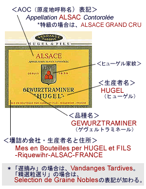 図解・アルザスワインラベルの読み方