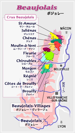 Map-Beaujolais