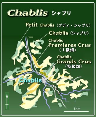 Chablis=-WineMAP（シャブリ・ワイン地図）
