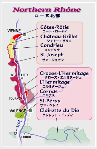 Map-North Rhone