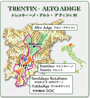 Trentino-Alto Adge-WineMap
