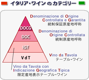 イタリアワイン種類図解